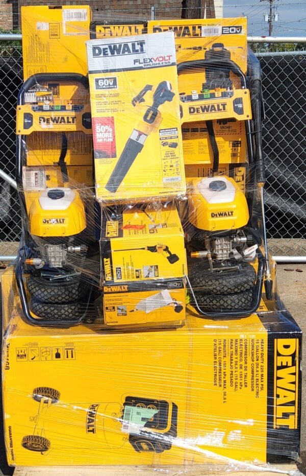 pallets de herramientas DeWalt para reventa en México