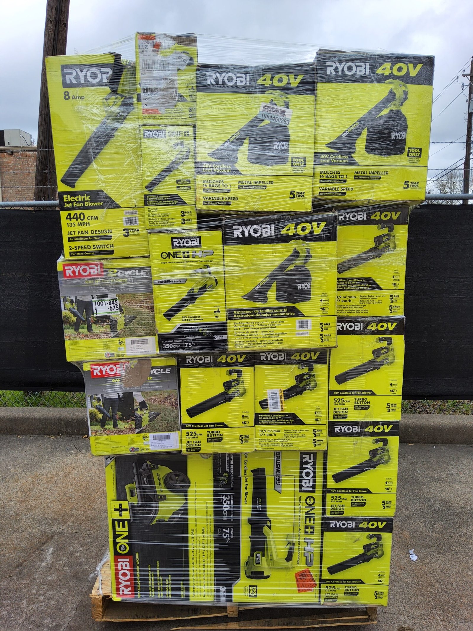 pallets Ryobi para reventa en México