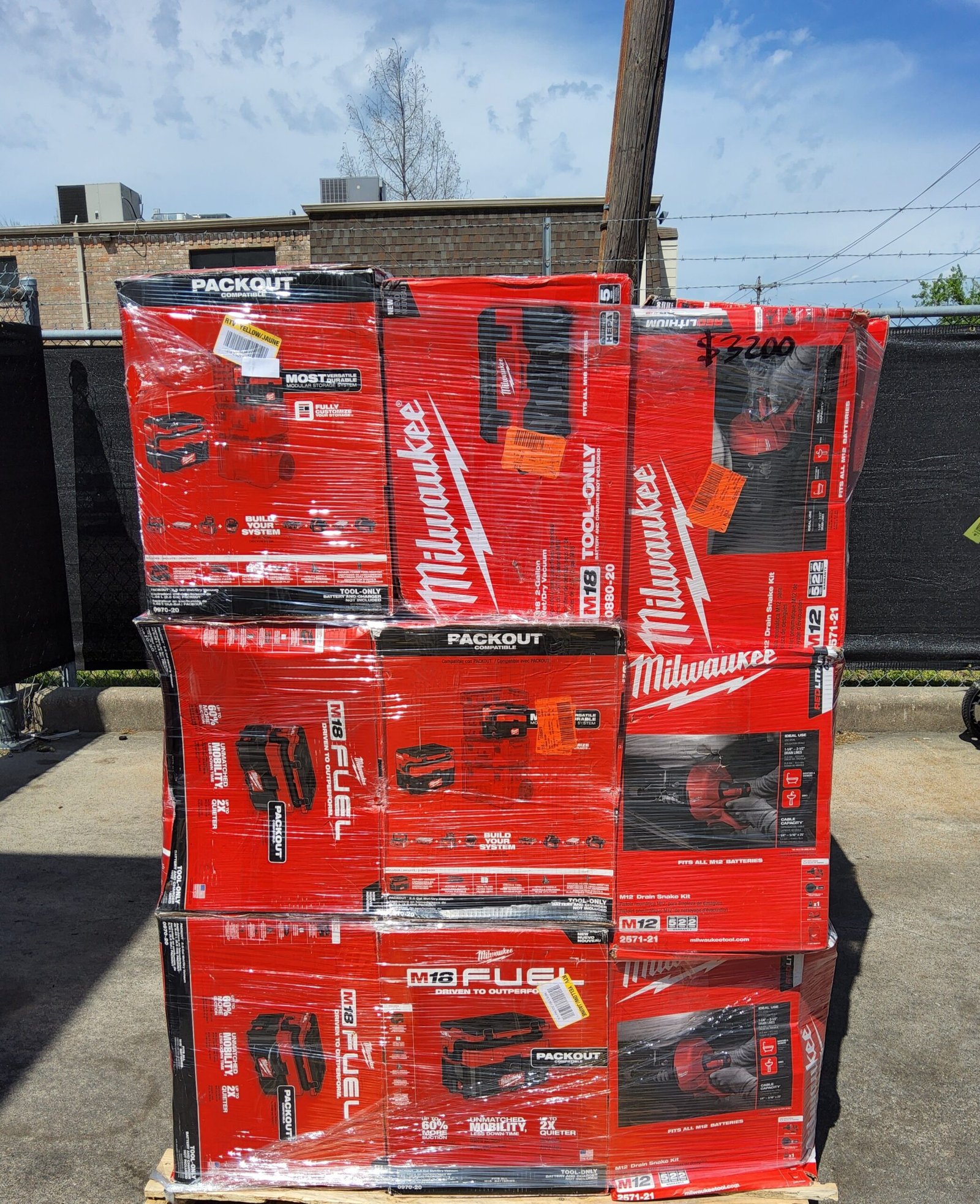 comprar pallets de herramientas Milwaukee en México