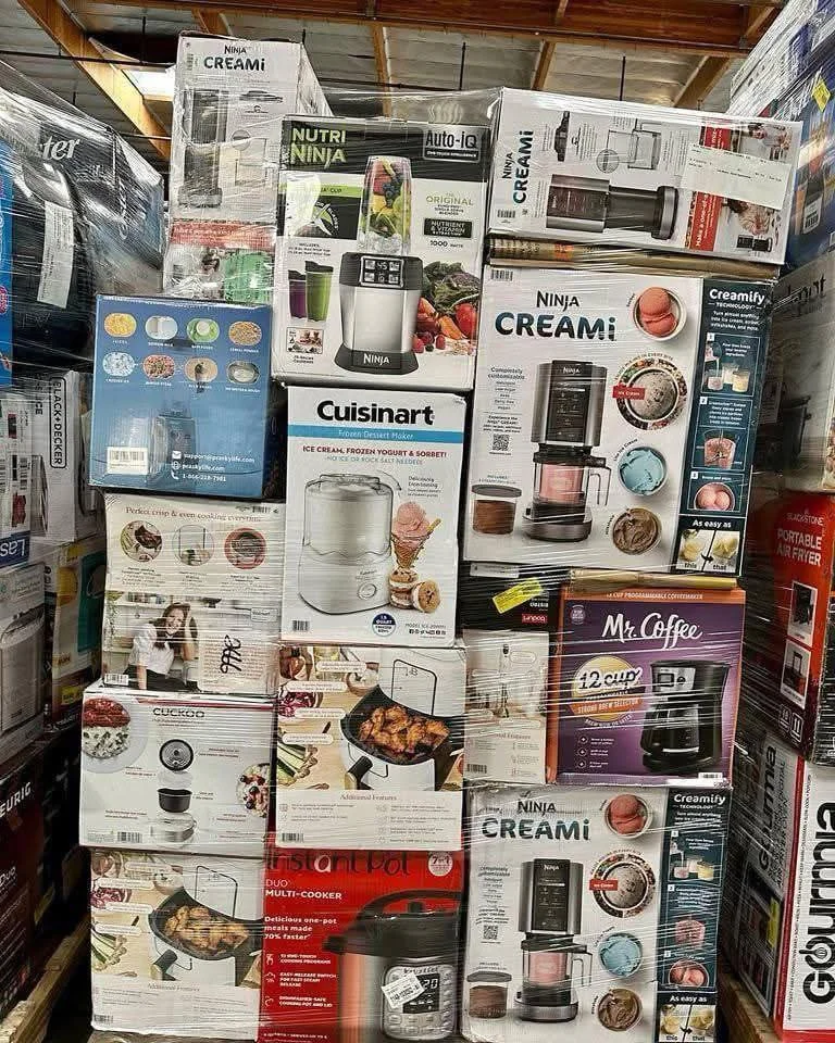 pallets de electrodomésticos en liquidación en México