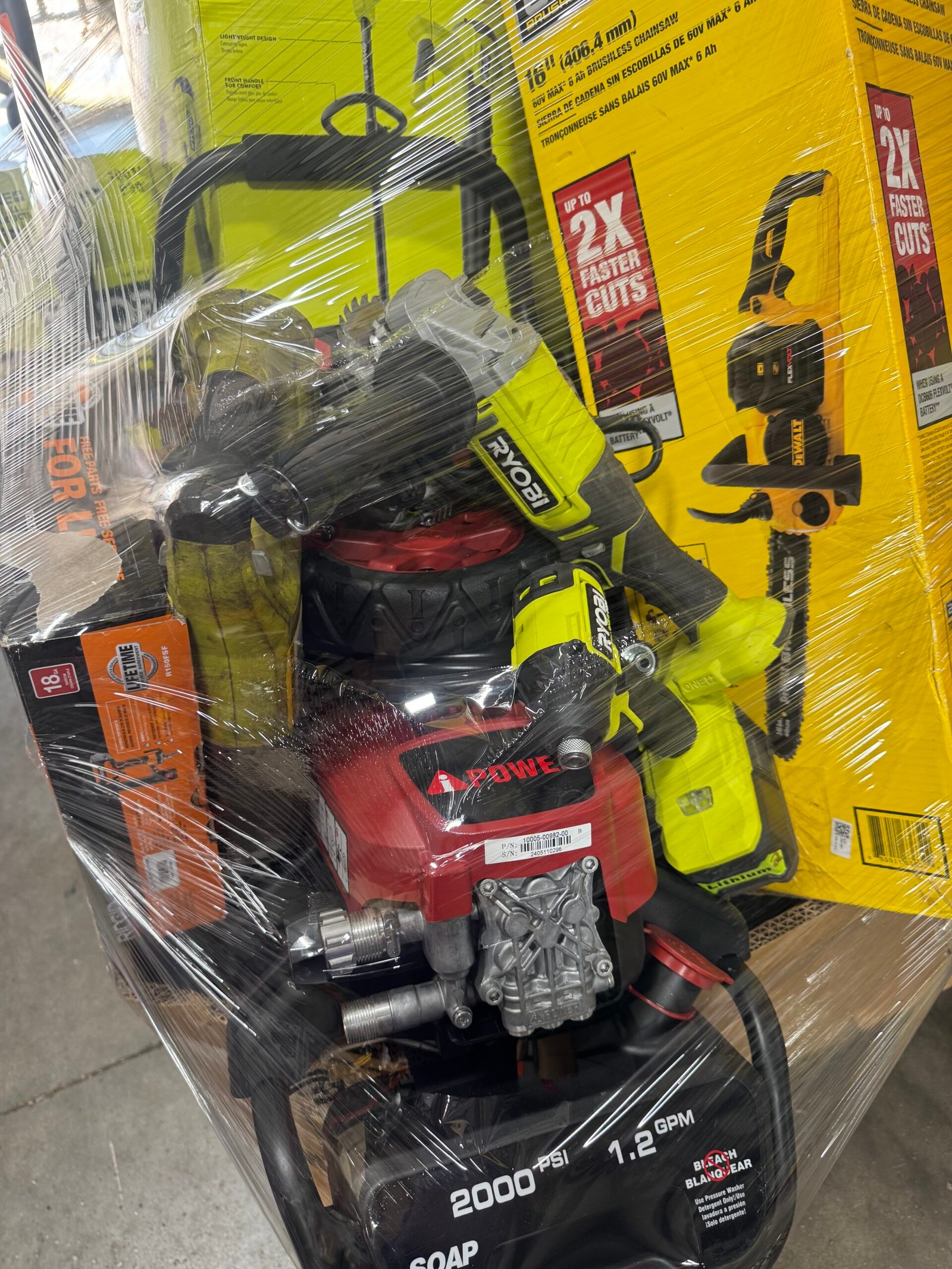 pallets de herramientas de varias marcas para reventa en México