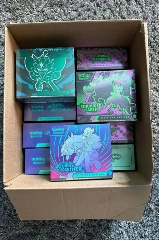 pallets de cartas Pokémon selladas en México