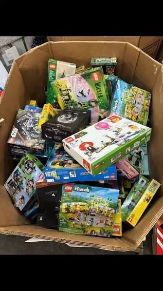 pallets de juguetes LEGO para negocio en México