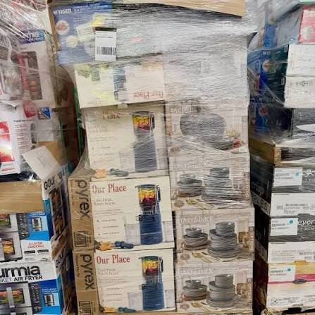 pallets de pequeños electrodomésticos en México
