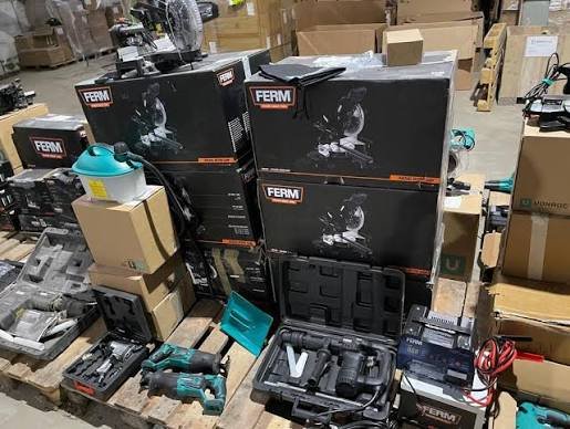 pallets de herramientas Makita en liquidación en México